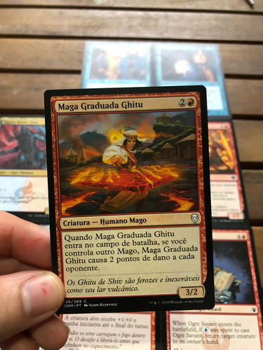 Deck Pauper Magos Dano E Controle Magic The Gathering L70 L70 Inglês E Português (Usado)