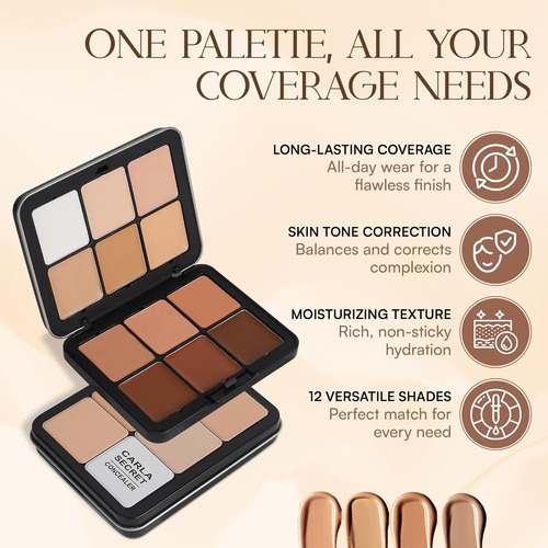 Paleta De Maquillaje Profesional Para Contornos De Corrector