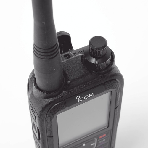 Radio Portátil Aéreo Icom Ica25c Vhf Con Display Y Teclado