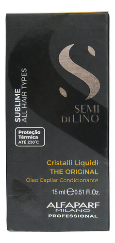 Alfaparf Semi Di Lino Cristalli Liquid Óleo Capilar 15ml