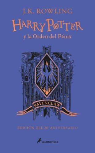 Libro Harry Potter Y La Orden Del Fénix (20ani Ravenclaw) 