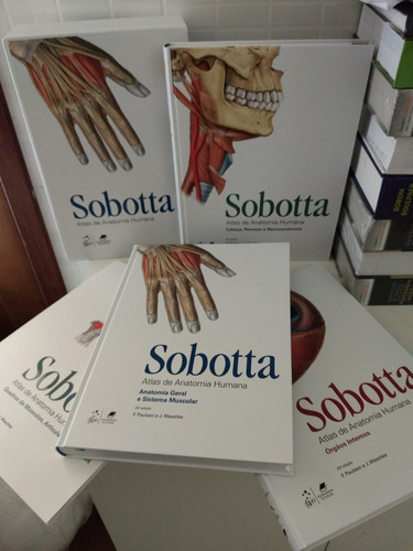 Sobotta Atlas De Anatomia Humana 3 Volumes. Novo No Plástico