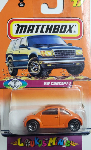 Matchbox  Vw Concept 1  1998 Serie 3 #17 Lacrado