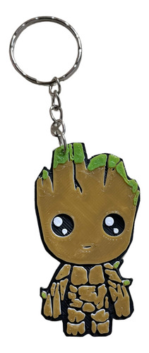 Llavero Impreso En 3d / Diseño Baby Groot