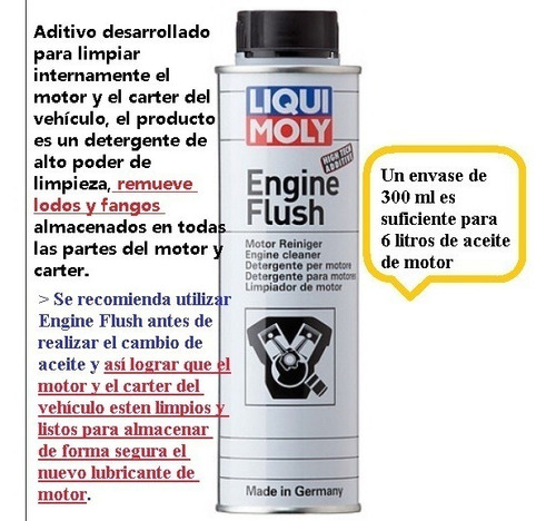 Engine Flush Liqui Moly Aditivo Para Limpiar El Motor