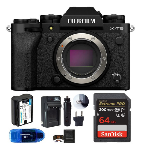 Camera Fujifilm X-t5 Mirrorless Digital Body Bundle 64gb