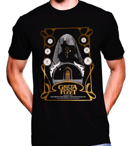 Camiseta Premium Rock Estampada Greta Van Fleet 06