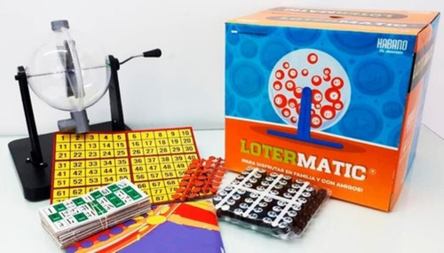 Bingo Familiar Con Bolillero Lotermatic 1012 Tombola Loteria