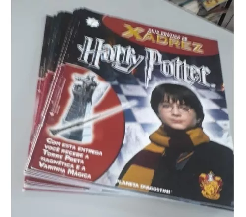 Kit 2 Revistas Harry Potter guia - Pratico de Xadrez