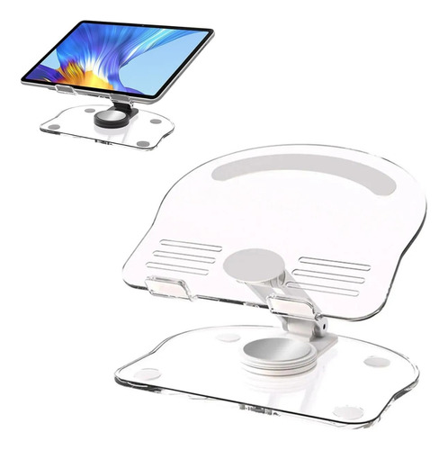 Porta Tablet Celular 360° Para Escritorio Plegable Portátil