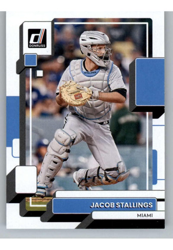 2022 Donruss 135 Jacob Stallings Tarjeta De Béisbol Oficial 