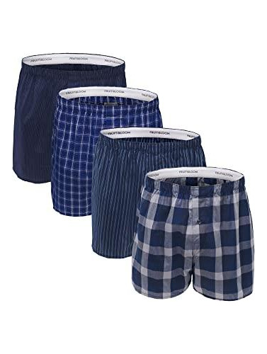 Set De 4 Boxer Talla Medium Para Hombre Fruit Of The Loom