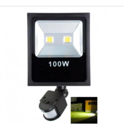 Foco Led 100w Con Sensor De Movimiento 