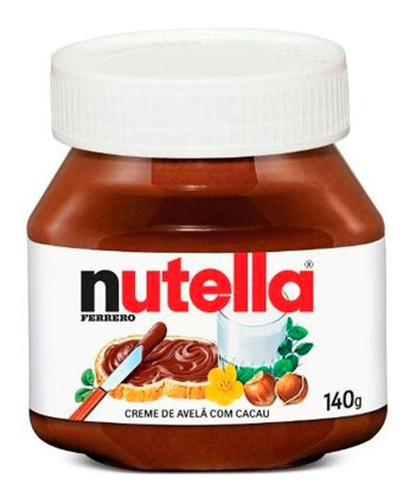 Nutella 140 Grs Ferrero Pasta Dulce Con Avellanas Y Cacao