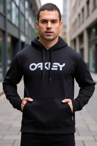 Oakley Masculino Canguru Moletom Mod B1b Po Hoodie Gg Blackout Lisa
