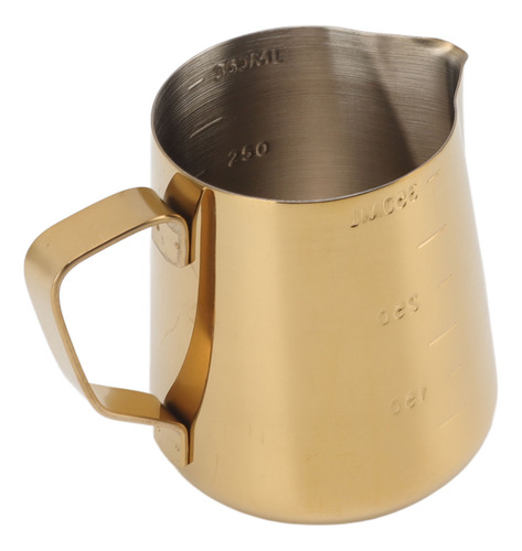 Jarra Espumadora De Leche Golden De 350 Ml, Doble Escala, Ac