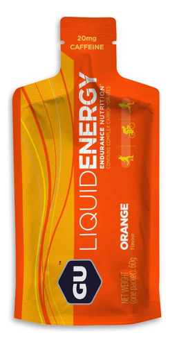 Suplemento Deportivo Gel Líquido Gu Liquid Energy Orange 60g