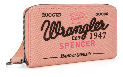 Cartera Wrangler Edición Spencer Rosa Liso