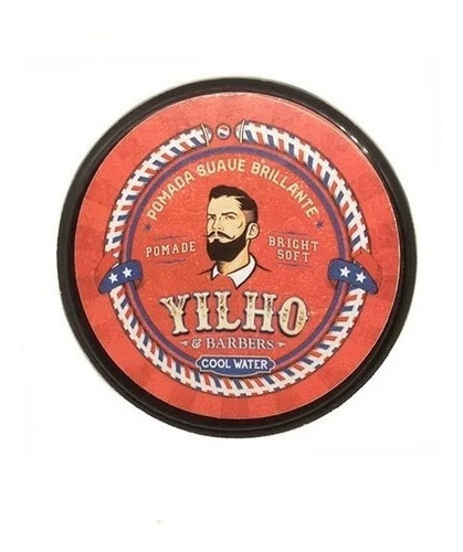 Pomada Suave Brillante Cool Water Yilho X 100grs Barber