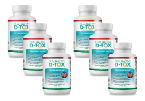 Imagen 1 de 10 de Dual Biactive Dtox Seis Meses X 2 - 360 Tomas