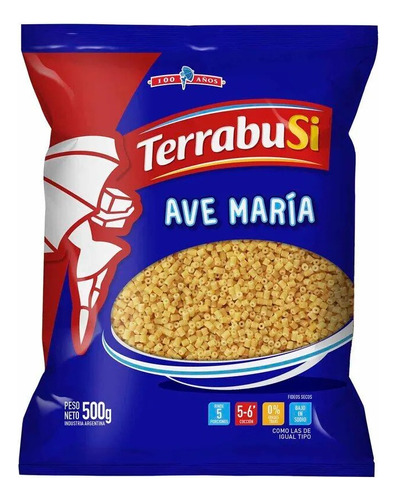 Fideos Ave María Bajo En Sodio Terrabusi 500 G