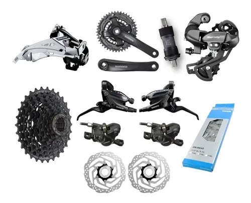 Grupo Shimano Tourney Tx 8v Ciclism Hidraulico Bicicleta Mtb