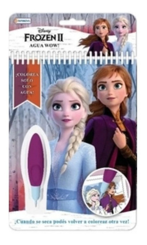 Imagen 2 de 6 de Lapiz Magico Frozen Ii Granja Zenon Agua Wow Pintar Con Agua