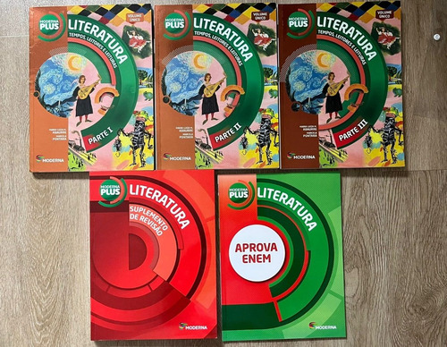 Livro - Moderna Plus - Literatura: Tempos, Leitores E Leituras - Volume Único: Partes 1, 2 E 3 + Caderno Aprova Enem + Suplemento De Revisão