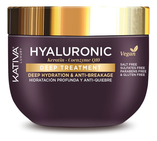 Tratamiento Hidratante Kativa Hyaluronic Capilar X300ml