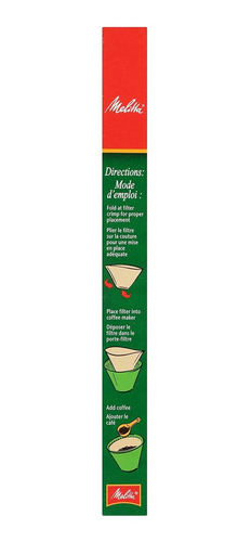 Melitta # 6 Cono Filtros De Café, Natural Brown, 40 Count (p