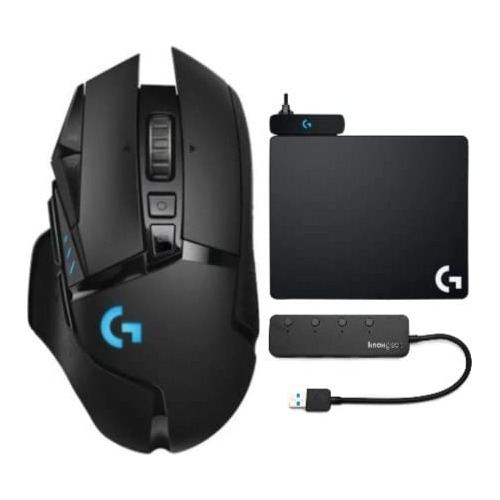 Logitech G502 Lightspeed Wireless Hero Gaming Mouse Bundle 4