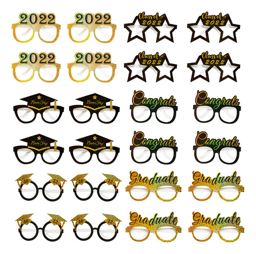 Decoraciones De Celebración De Paper Eyeglasses School 2022