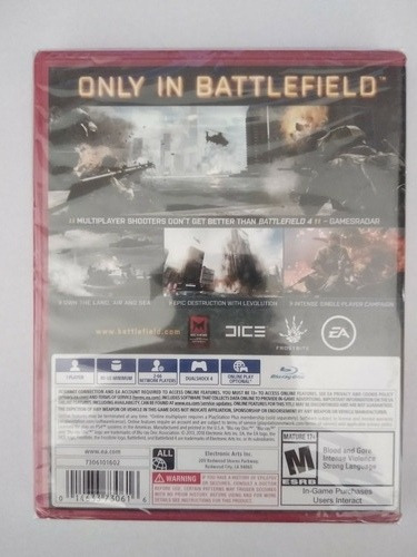 Battlefield 4 Standard Edition PS4 PlayStation 4 FĂsico - Excelente (Reacondicionado)