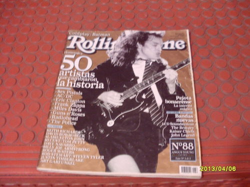 Revista  Rolling Stone  Nº88 Homenaje A 50 Artistas