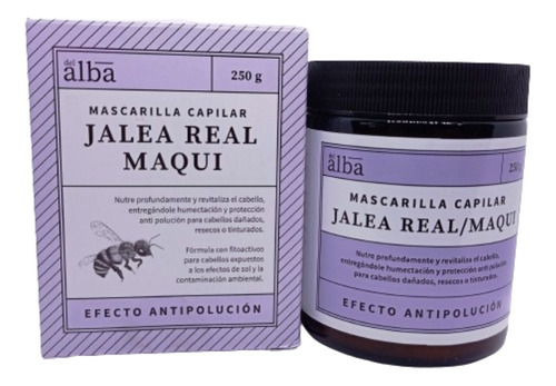 Tratamiento Cabello Tinturado De Jalea Real Y Maqui 250grs 