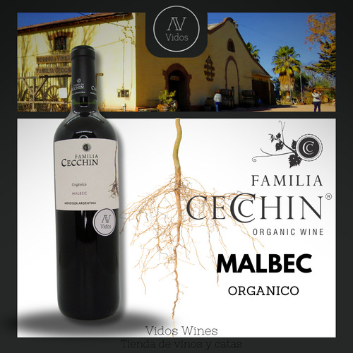Familia Cecchin ~ Malbec Organico ~ Vidos Wines