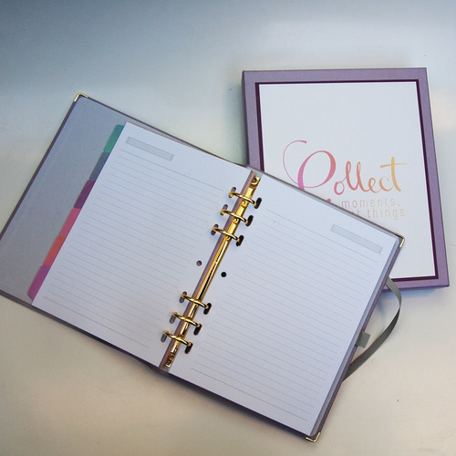 Imagem 8 de 10 de Planner A5 Cotton Lilás - Ótima