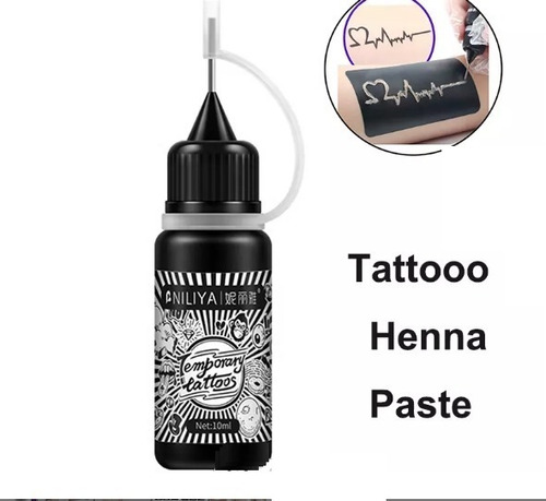 Set De Henna Gena Hena En Gel Tatuajes Tattoo Temporales