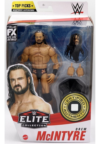 Figura Wwe Elite Drew Mcintyre Acción