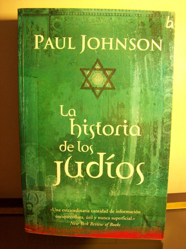 Adp La Historia De Los Judios Paul Johnson / Ed Vergara 2004