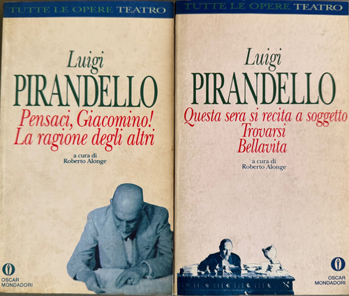 Luigi Pirandello X2. Pensaci, Giacomino Y Otras. En Italiano (Usado)