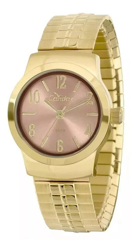 Relogio Condor Feminino Dourado Co2035klz/4x Original