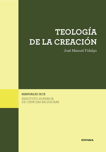 Teologia De La Creacion - Fidalgo Alaiz, Jose Manuel