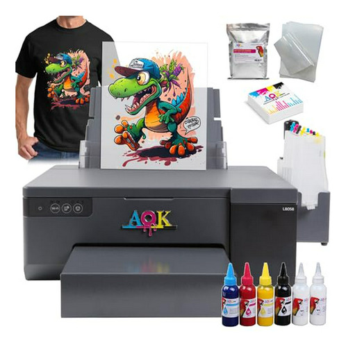 Impresora Dtf Aok A4 Con Cabezal Xp 500 Y Sistema De Agitaci