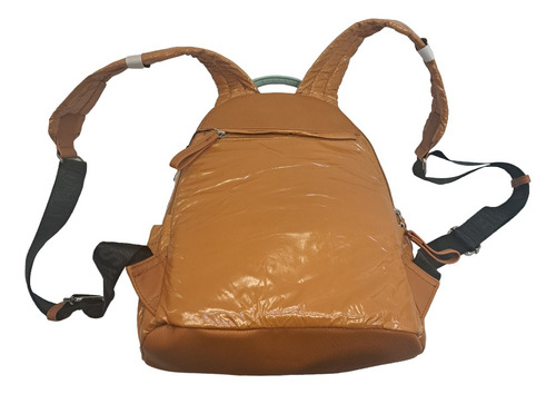 Mochila De Dama Ajustable Las Oreiro Ecocuero Urbano