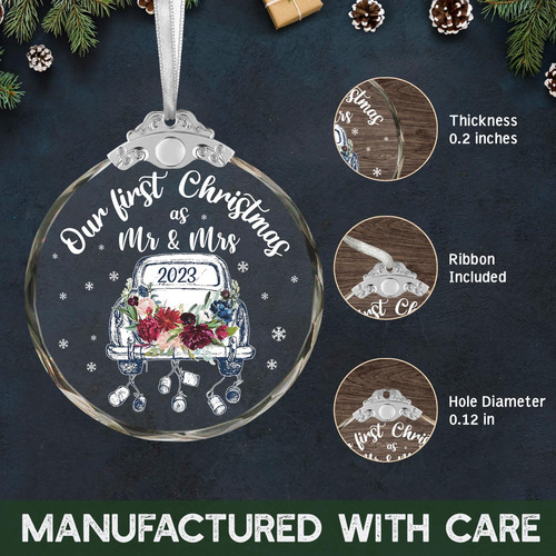 Nuestro Primer Ornament De Navidad De Navidad 2023, Nuestra
