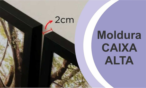 3 Quadros Decorativos 30x40 Moldura Vibrante Nossos Sonhos M