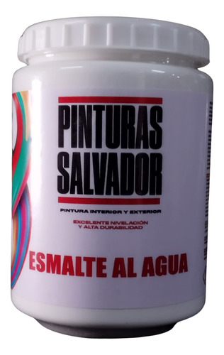  Esmalte Al Agua Extra Blanco Satinado Calidad Premier 1lt