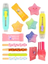 Comprar 3pz Gomas Borradores Figuras Papeleria Escolar Kawaii Cute