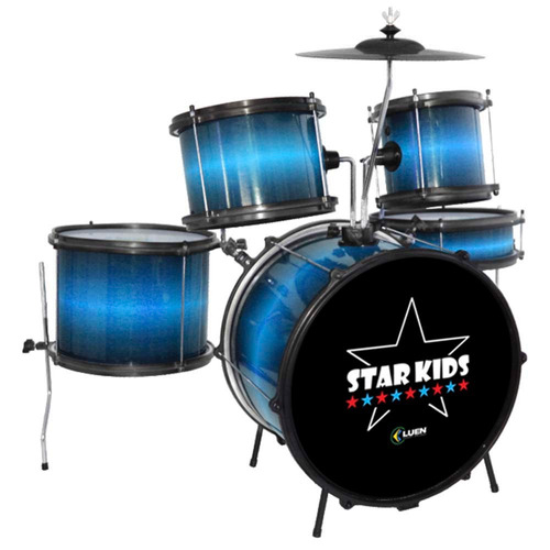 Bateria Infantil Luen Star Kids Azul 44000a